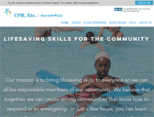 Tablet Screenshot of cpr-etc.net